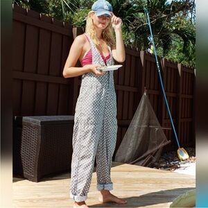 Urban Outfitters UO Camille Cotton Printed Overall